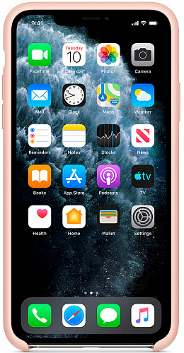 Apple для iPhone 11 Pro Max Silicone Case (розовый)